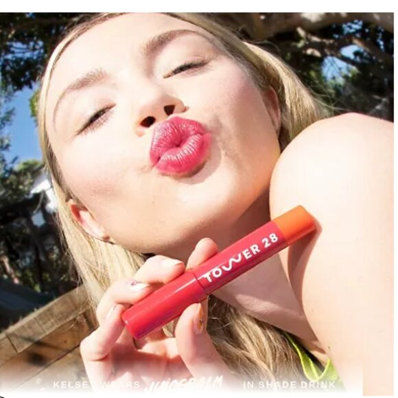 NWT Tower 28 Juicebalm Vegan Tinted Lip Balm Treatment in Drink - Picture 5 of 16